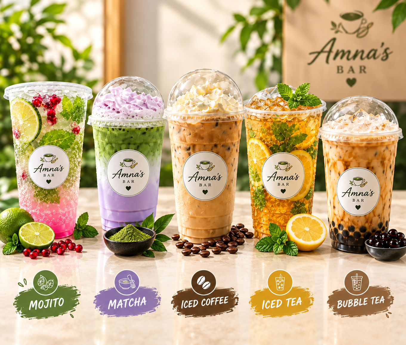 Amna's Matcha Bar | Mobile Drinks Bar Hire, London - Image 3